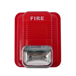 Sirena de INCENDIO con flash WANG 12/24V