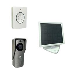 Kit Timbre inalambrico con panel solar WIFI RL-IP09D-DC APP Tuya