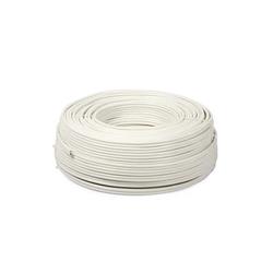 Rollo Cable tipo portero 1Par 200Mts color blanco.