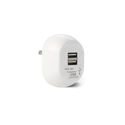 Cargador PROTOVOLT doble USB color Blanco